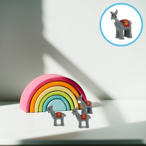Pcs mini donkey toy - pcs,