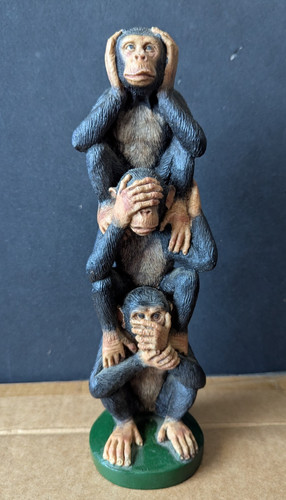 Hear speak see no evil - hear,