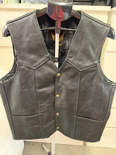 Leatherick men black leather - leatherick, men's