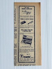 Vintage Print Ad 1954 X-Acto