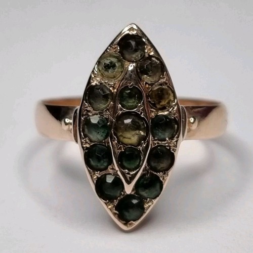 Victorian 9ct rose - 9ct, gold