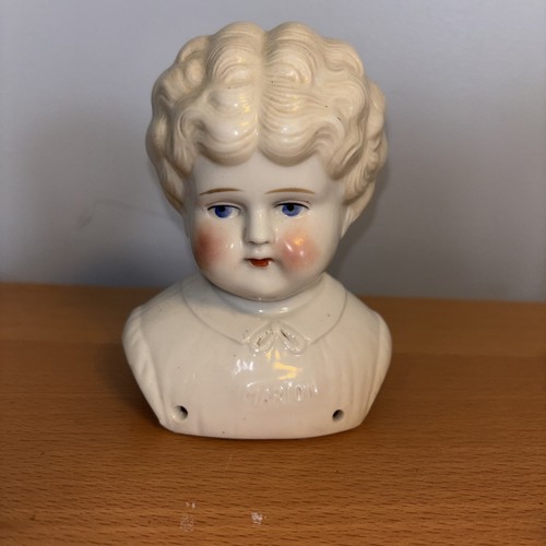 Antique china doll head - antique,