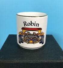 Robin  Vintage Car Egg Cup  Made In England  Approx 5cm tall