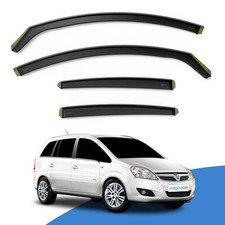 VAUXHALL ZAFIRA B MK2 2005-2014 5 Door MPV Wind Deflectors 4pc Edgevisors