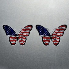 2x USA American Flag Pretty