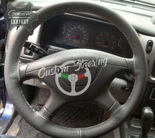 FOR MITSUBISHI PAJERO 1996-2005 PERFORATED LEATHER STEERING WHEEL COVER