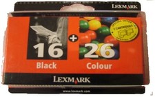 Lexmark No 16 & 26 Black &