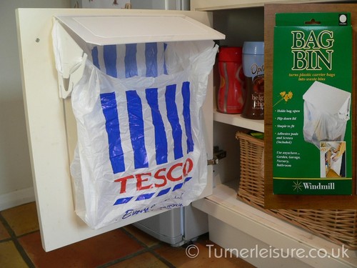 Carrier bag bin - , plastic