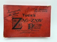 VINTAGE TUCK'S ZAG-ZAW WOODEN