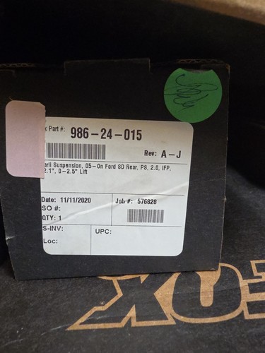 986 015 fox - rear, shocks