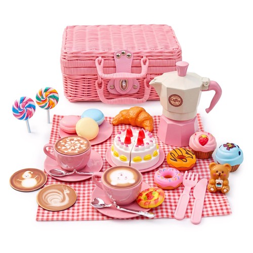 Kids wicker picnic basket - picnic,