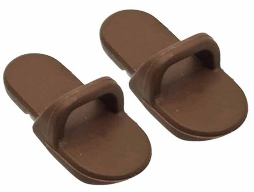 Playmobil brown sandals - x2,
