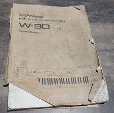ROLAND W 30 MANUAL Music work