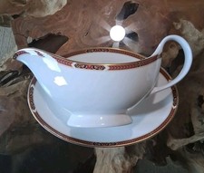 Marks and Spencer Connaught Gravy Sauce Boat & Stand Immaculate Unused Condition