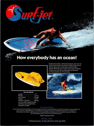 Surf jet 236 print - surf-jet, wall