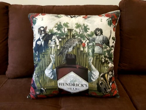 Hendricks gin cushion cover - 1x,
