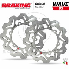 Braking S38017 Kit 2 Front Discs Semi Floating S3 Yamaha Tmax 500 Abs 2009