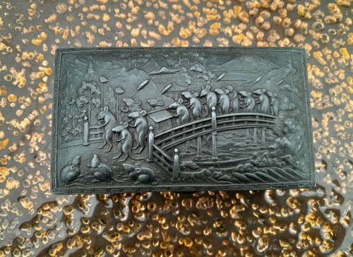 Antique japanese metal - antique,