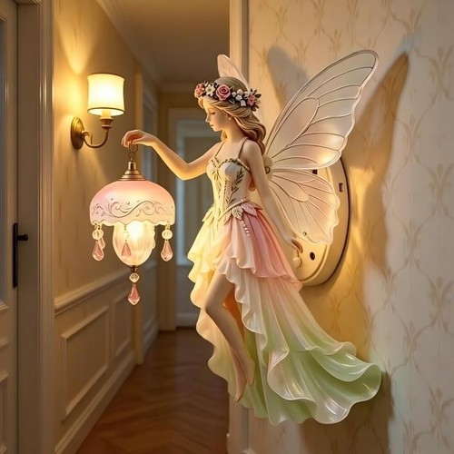 Fairy wall light resin - 3d,