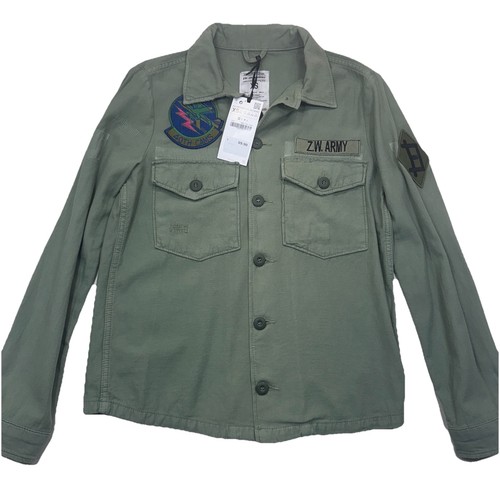 Zara green cotton - zara, military