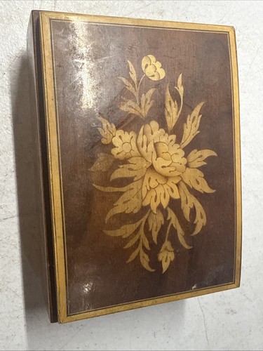 Vintage italian inlaid wood - vintage,