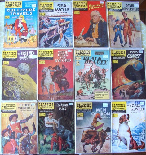 Classics illustrated magazines - classics,
