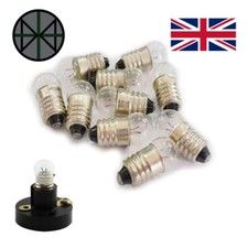 E10 Mini Edison Screw MES Lamp Bulb 1.5V - 6V & Holders - Model Making Teaching