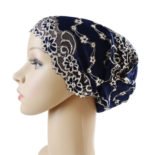 Lace hijab cap women - lace,