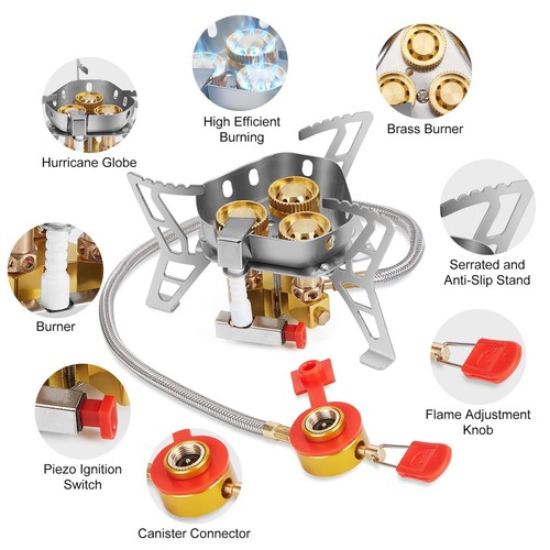 Windproof camping gas stove - windproof,