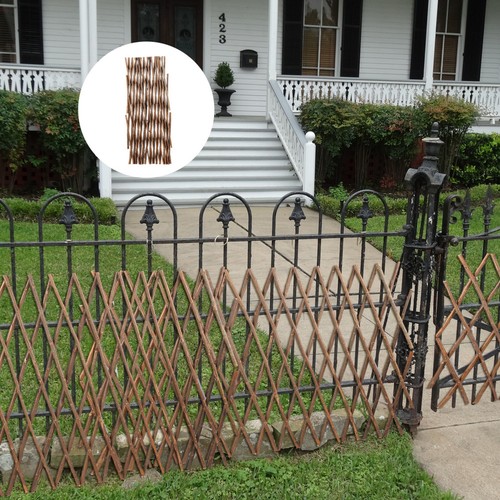 Garden decor brown wood metal - decor,