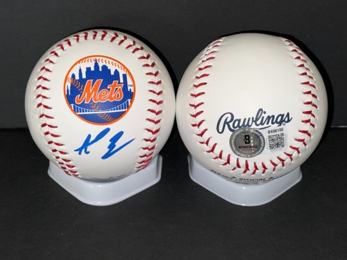 Ewing mets auto signed - aj,