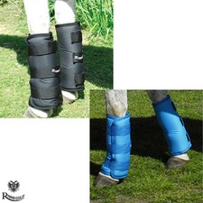 Elite Half Travel Boots by Rhinegold  Set of 4  Leg Protection  Waterproof Outer