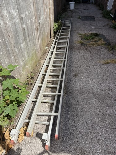 Aluminum roof ladders extra - roof,