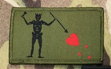 Blackbeard Pirate Flag Patch