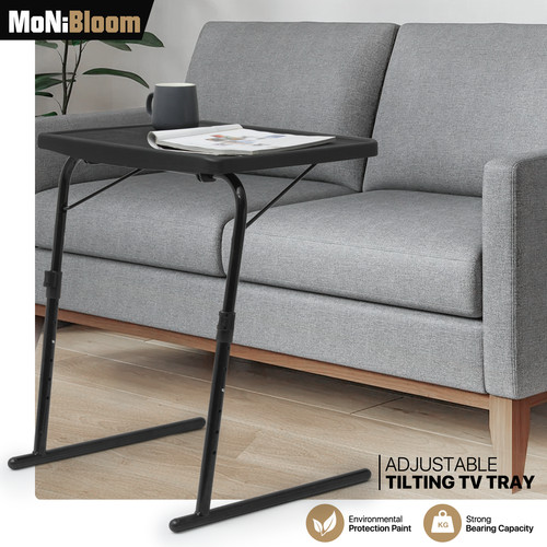 Black folding tray portable - tv,