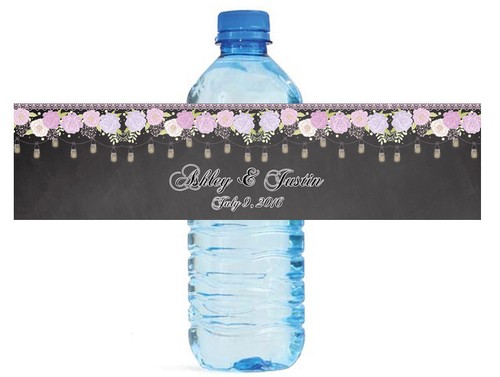 Chalkboard flowers hanging - &,