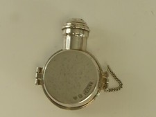 (ref288AP) Vintage Silver Plated Perfume Case by Faberge Cavale Paris - Elegant