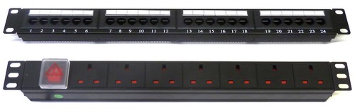 Cat5e port patch panel - port,