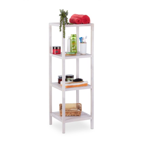 Bamboo shelf open - storage, unit