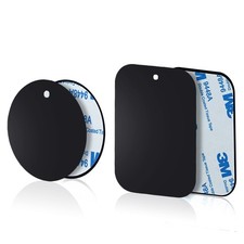 YIANERM 3M Adhesive 4 Packs Thin Metal Plate For Magnetic Car Phone Holder (2