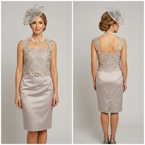 Luis civit mushroom lace satin - lace,
