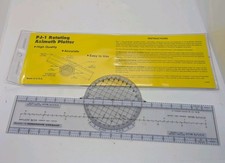 Jeppesen Sanderson PJ-1 Rotating Azimuth Plotter. Vintage