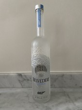 Empty Belvedere Vodka Bottle / 007 James Bond Spectre / 70cl
