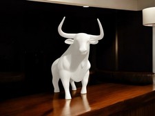 Bull Poly Low Sculpture Bull