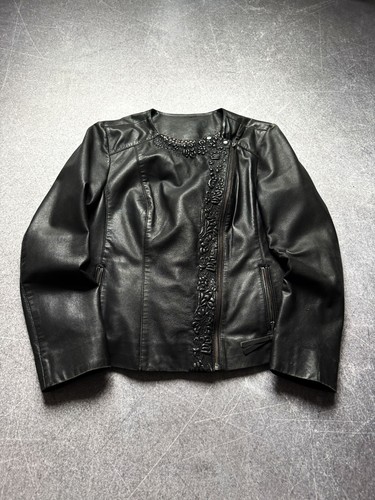 Vintage leather jacket black - vintage,