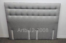 John Lewis Silentnight Goya Full Height Headboard, Slate Grey (4370)