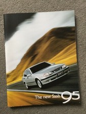 SAAB 95 Brochure  in VGC dated 1997 garage stamp west bury rear page 