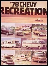 1978 Chevy Chevrolet RV Camper