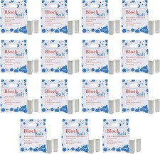 15 pack Block salt for water softeners, original pure grade a food quality salt