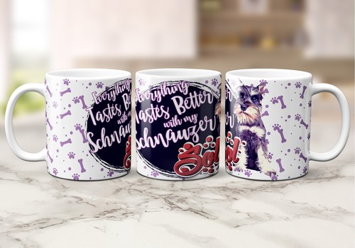 Personalised dog mug - mug, various